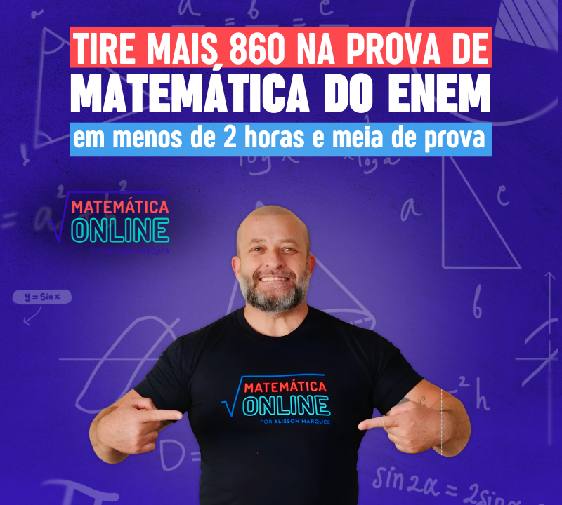 Aprenda matemática de forma fácil, descomplicada e sem estresse, para você detonar no ENEM e garantir a sua vaga na universidade dos seus sonhos